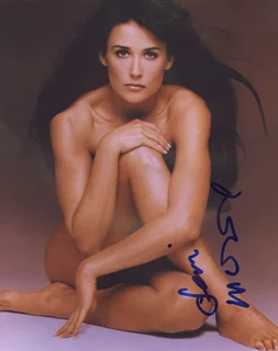 Demi Moore autograph