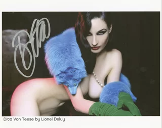 Dita Von Teese autograph