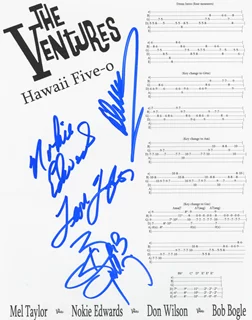 The Ventures autograph
