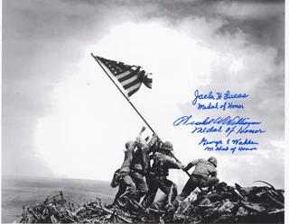 Iwo Jima autograph