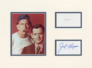 The Odd Couple autograph