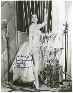Dorothy Lamour autograph