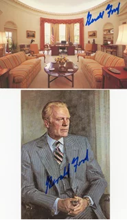 Gerald Ford autograph