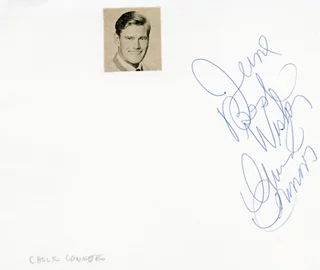Chuck Connors autograph