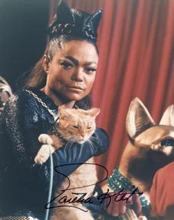 Eartha Kitt autograph