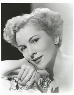Joan Fontaine autograph