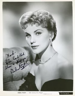 Debra Paget autograph