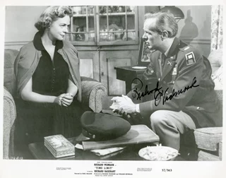 Richard Widmark autograph