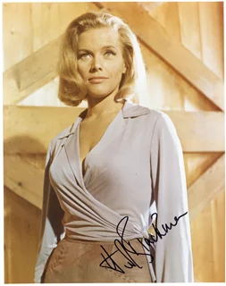 Honor Blackman autograph