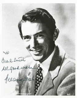 Gregory Peck autograph