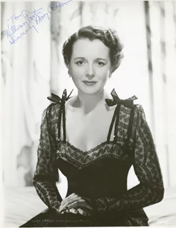 Mary Astor autograph