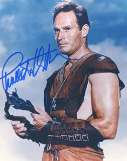 Charlton Heston autograph