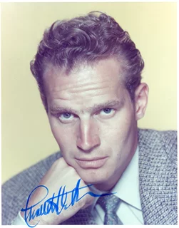 Charlton Heston autograph