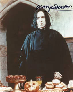 Alan Rickman autograph