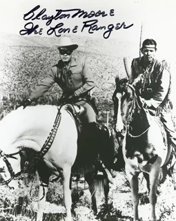 Clayton Moore autograph