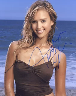 Jessica Alba autograph