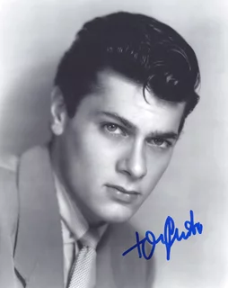 Tony Curtis autograph