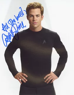 Chris Pine autograph