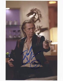 David Carradine autograph