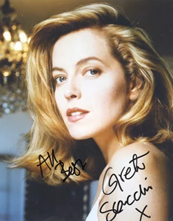 Greta Scacchi autograph