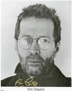Eric Clapton autograph