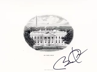 Barack Obama autograph