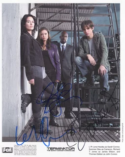 Terminator: The Sarah Connor Chronicles autograph