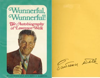 Lawrence Welk autograph