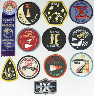 NASA Space Mission Patches autograph