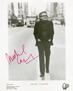 Michel Legrand autograph