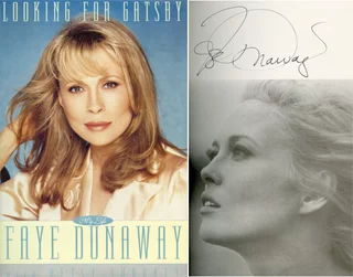 Faye Dunaway autograph