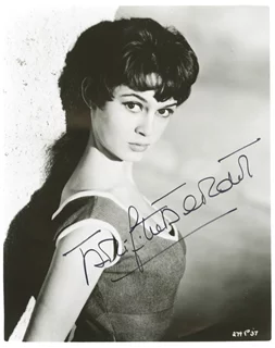 Brigitte Bardot autograph