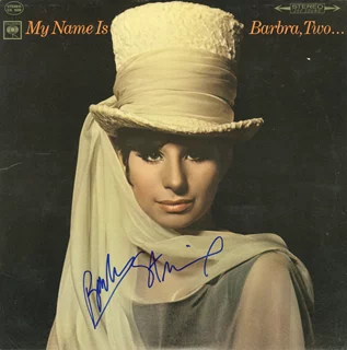 Barbra Streisand autograph