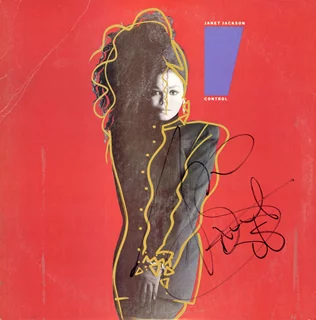 Janet Jackson autograph