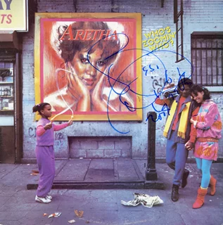 Aretha Franklin autograph