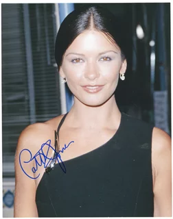 Catherine Zeta Jones autograph