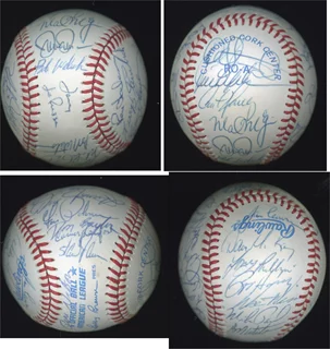 Oakland A's autograph