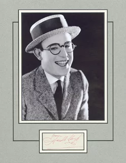 Harold Lloyd autograph