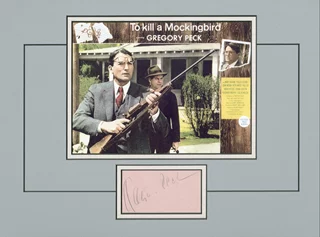 Gregory Peck autograph