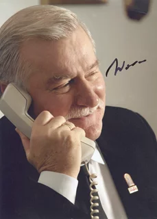 Lech Walesa autograph