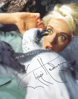 Tippi Hedren autograph