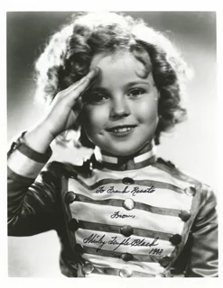 Shirley Temple-Black autograph