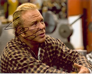 Mickey Rourke autograph