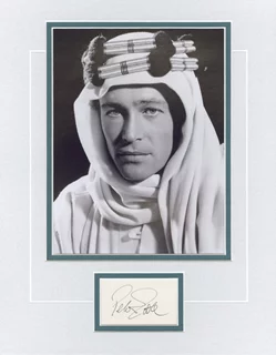 Peter O'Toole autograph