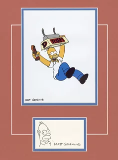 Matt Groening autograph