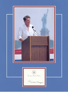 Ronald Reagan autograph