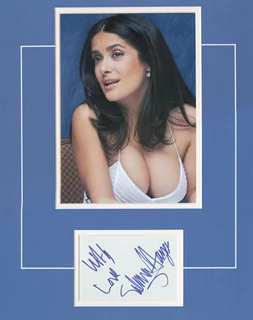 Salma Hayek autograph
