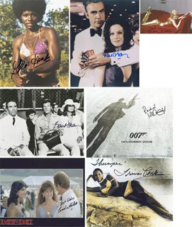 Bond Girls autograph