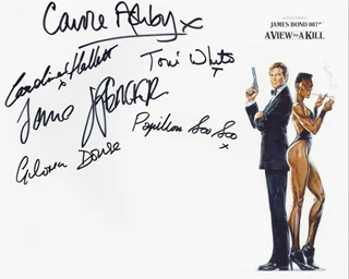 Bond Girls autograph