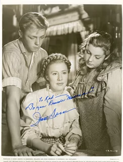 Irene Dunne autograph